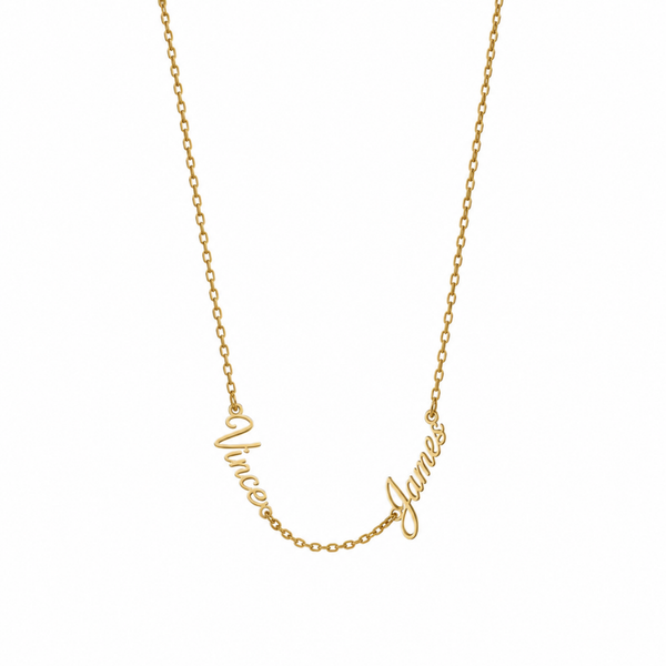 Elegant Name Necklace ( 2 tot 4 namen )