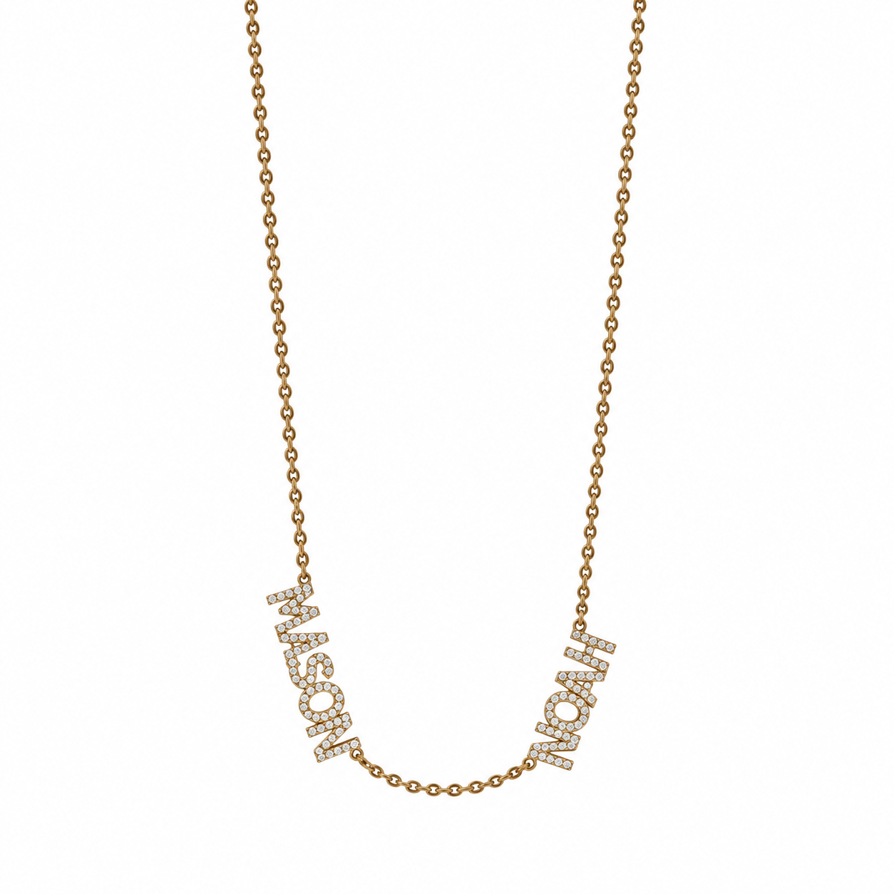 Name Necklace SPARKLY ( 2 tot 4 namen )