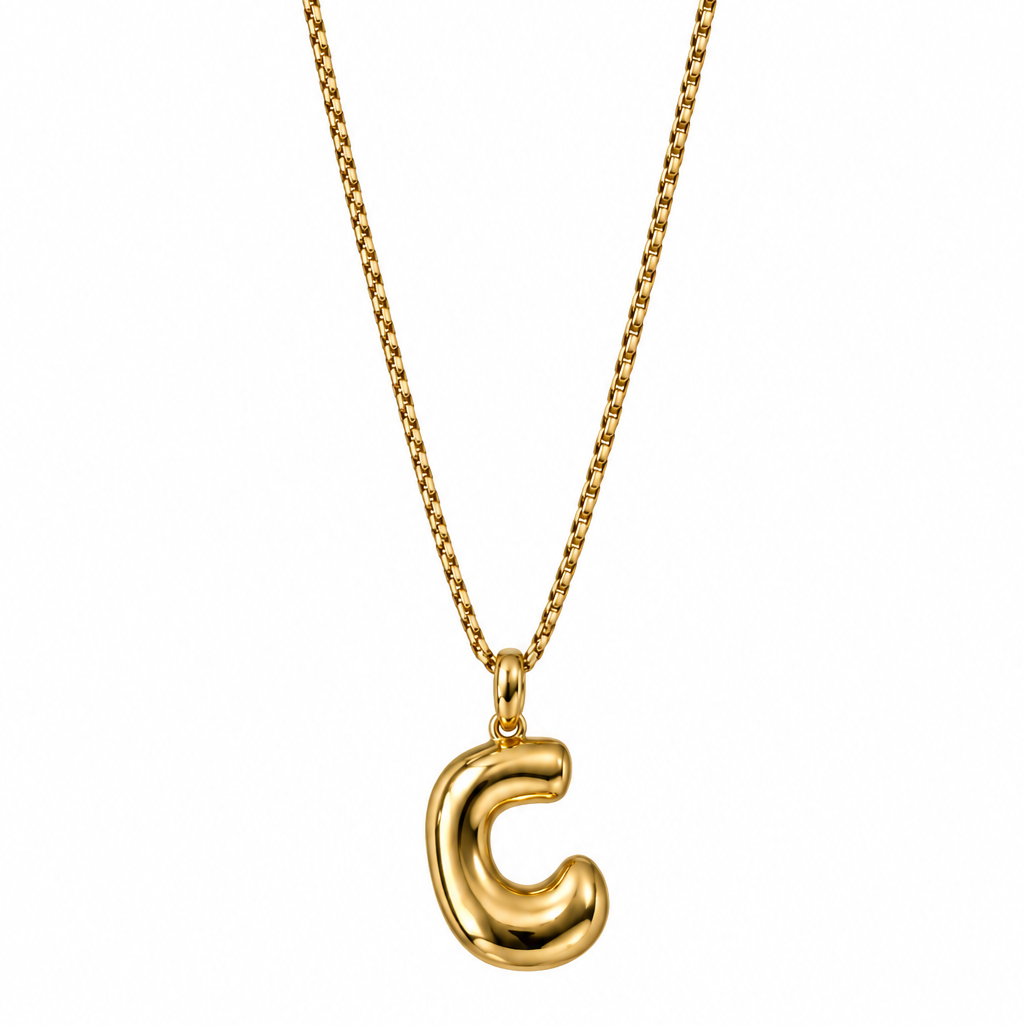 Chunky Letter Necklace