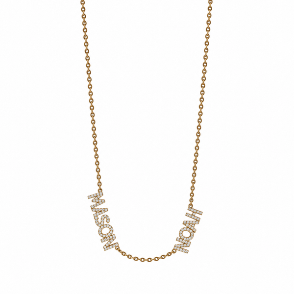 Name Necklace SPARKLY ( 2 tot 4 namen )