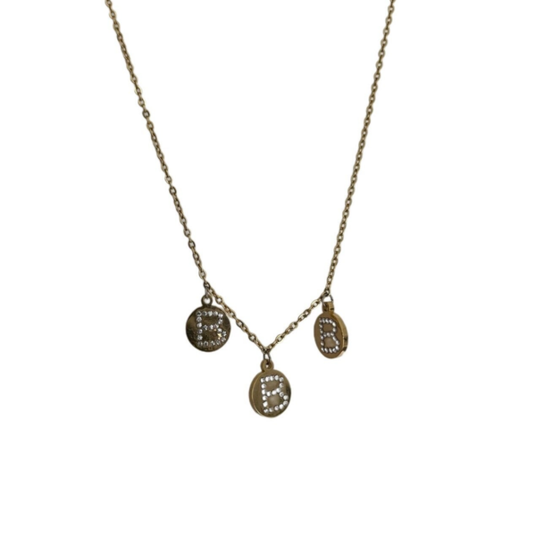 Initial Coin Necklace