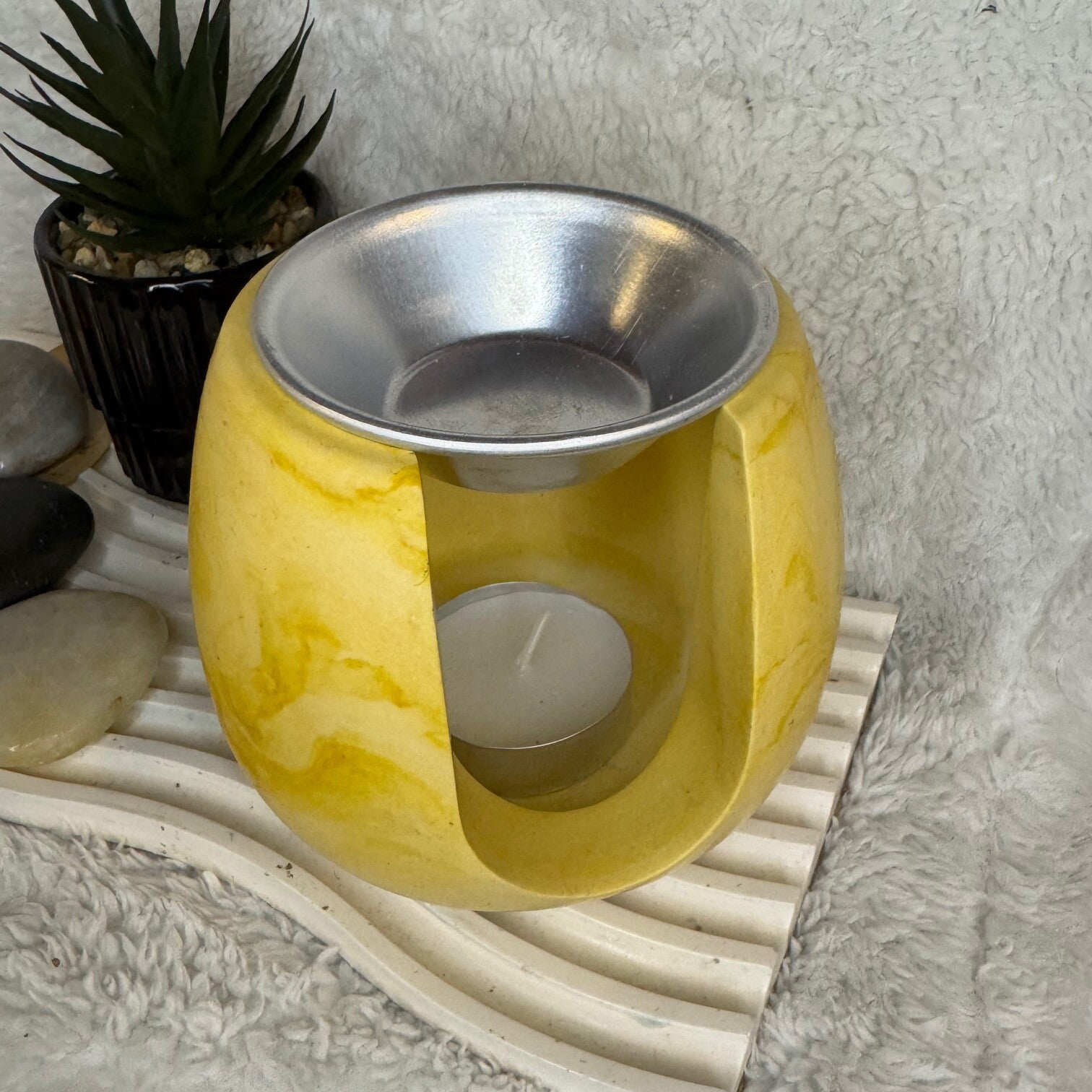 Fondoir Rond en Jesmonite