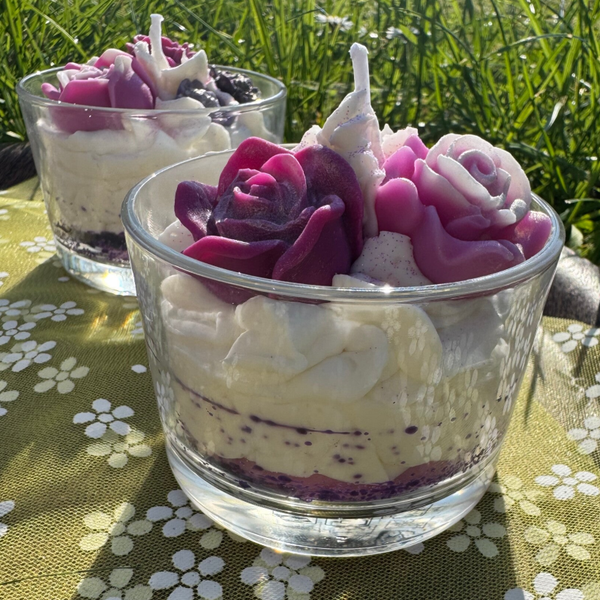 Bougie Rose Ancienne