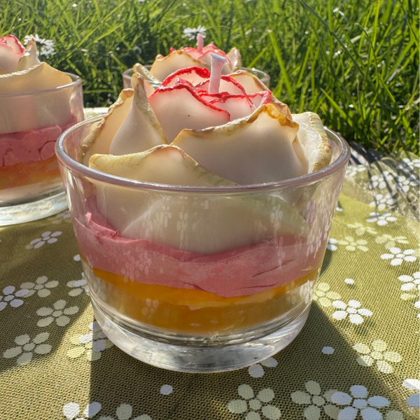 Bougie Rose Vanillée