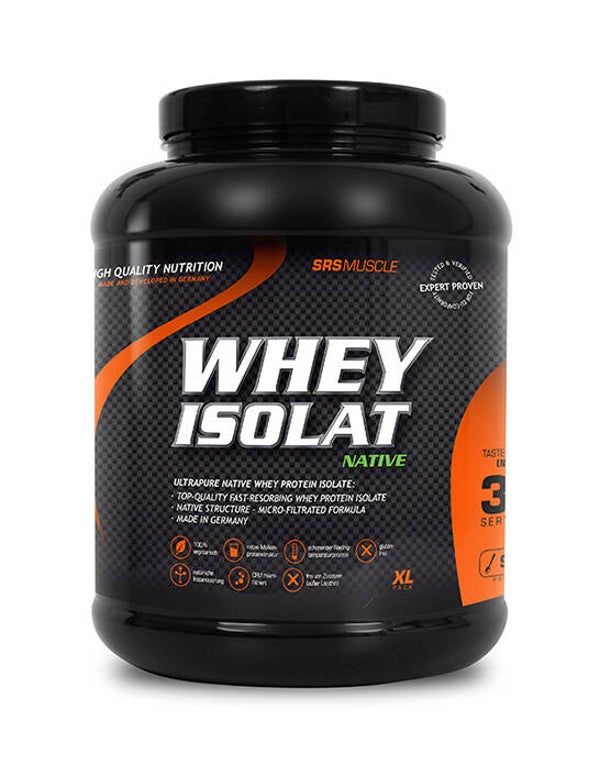 SRS Muscle Whey Isolat Native 900g Nature