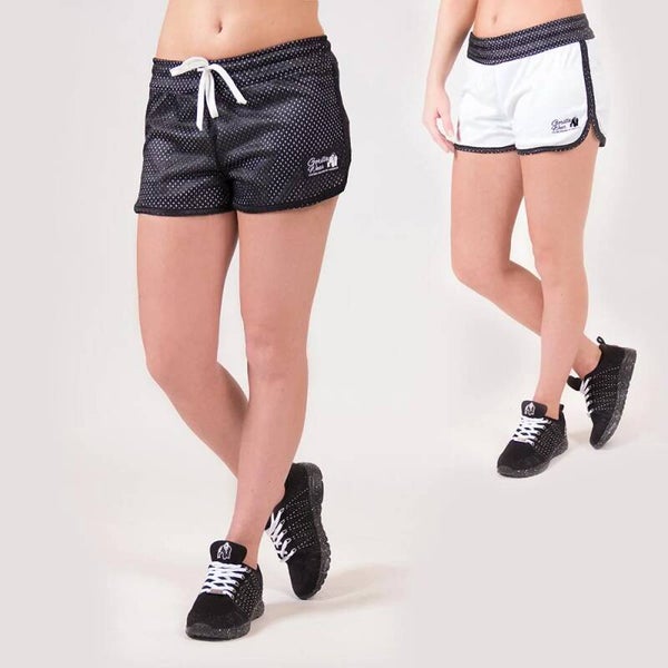 Gorilla Wear Madison Reversible Shorts - Noir/Blanc