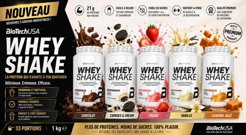 Biotech USA Whey Shake 1kg