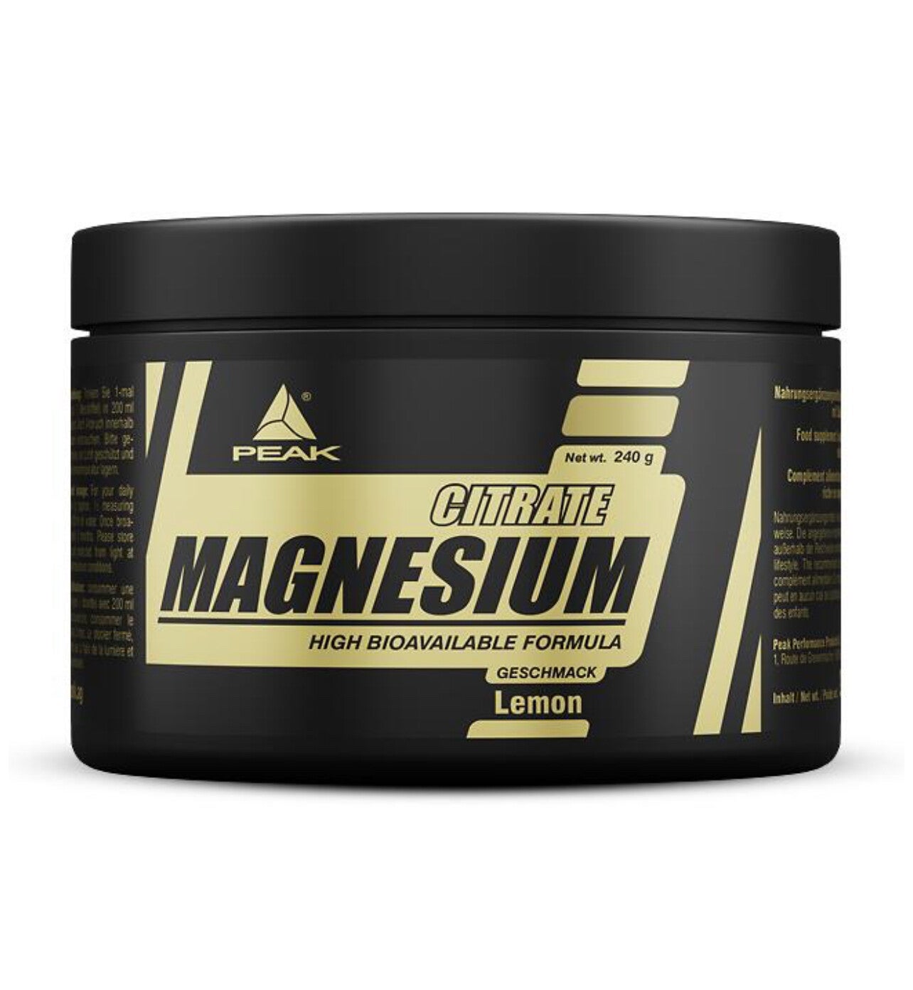 Peak Performance Magnesium Citrate 240g