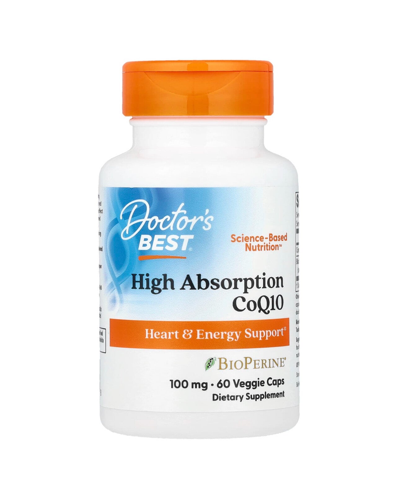 Doctor‘s Best CoQ10 avec BioPerine 60 capsules