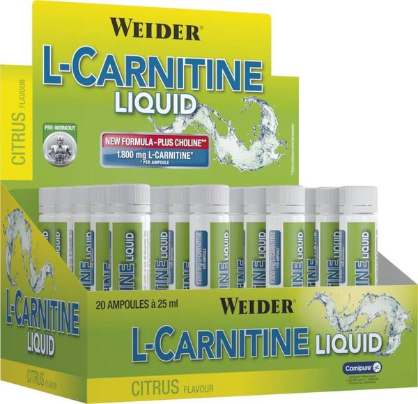 Weider L-Carnitine Liquid 20 x 25 ml