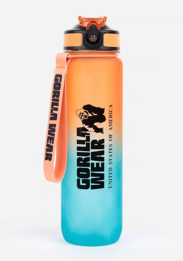 Gorilla Wear Gourde Dégradée 1000ml Vert/Orange