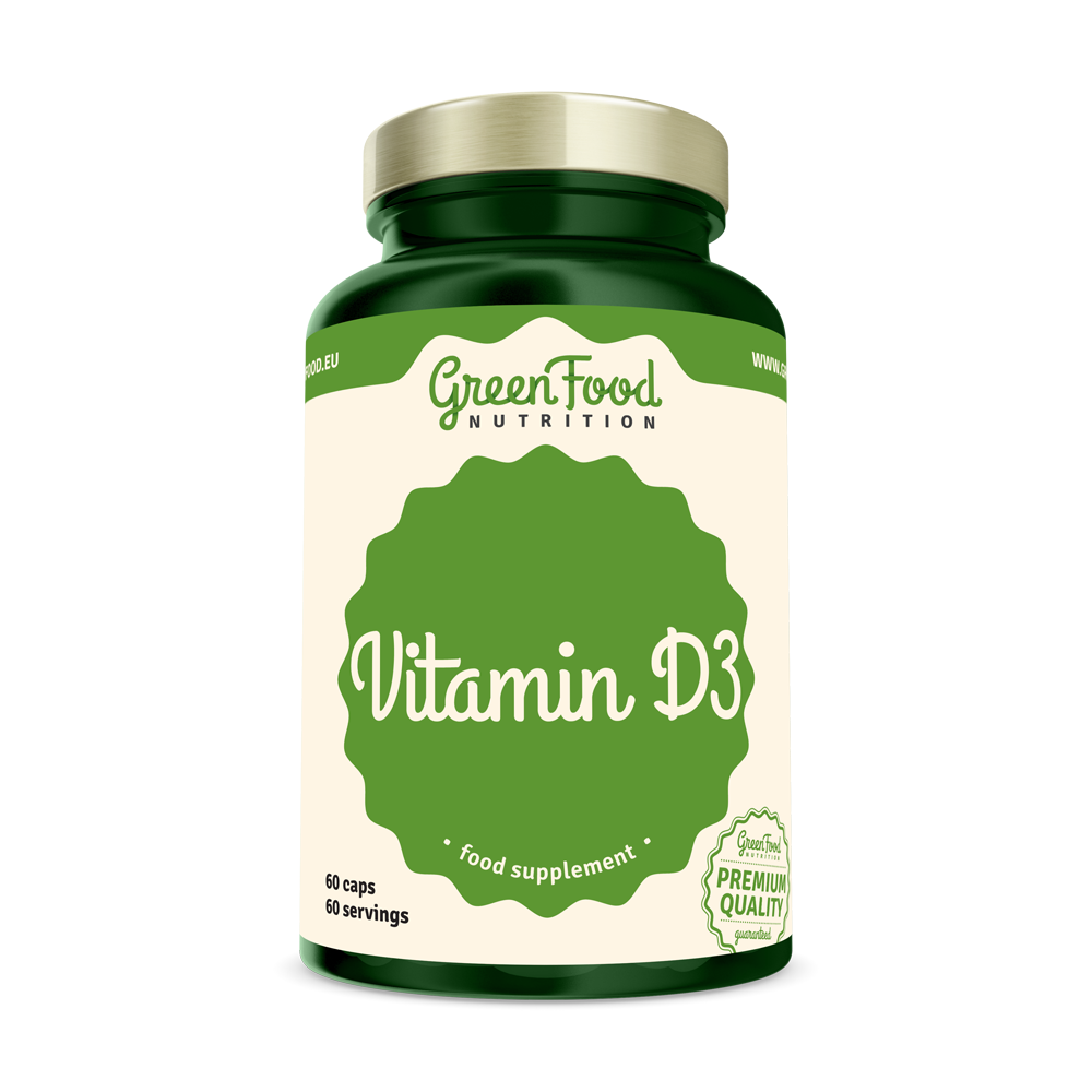 Green Food Nutrition Vitamin D3, 60 capsules