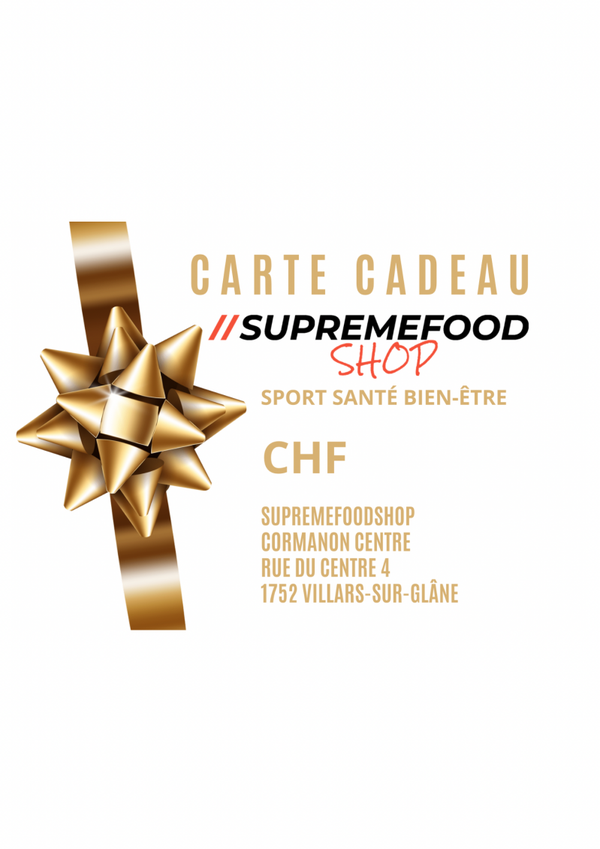 Carte cadeau Supremefoodshop CHF 100.00