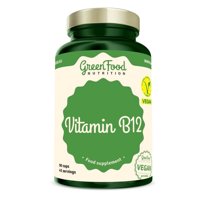 Green Food Nutrition Vitamin B12, 60 capsules