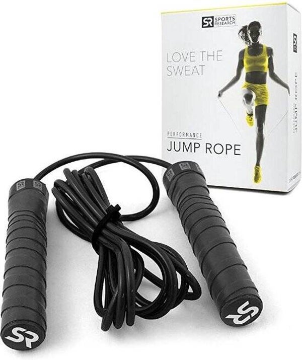 Sports Research Performance Jump Rope Black