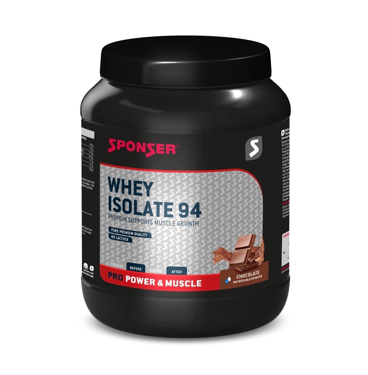 Sponser Whey Isolate 94, 850g