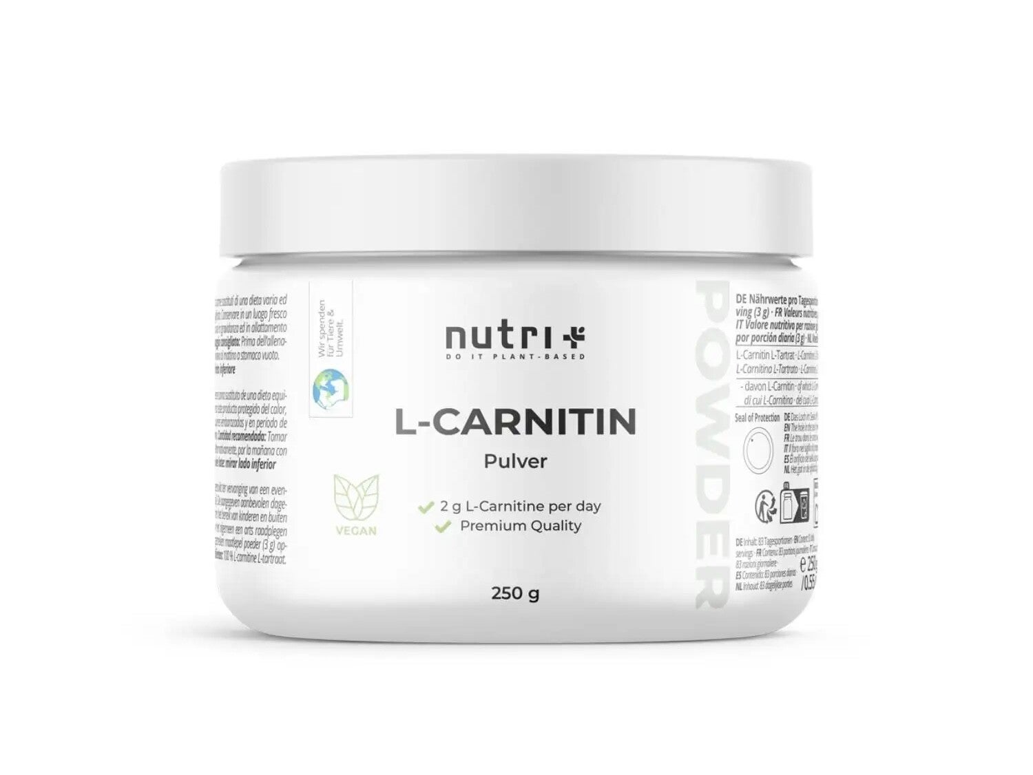 Nutri+ L-Carnitine 250g