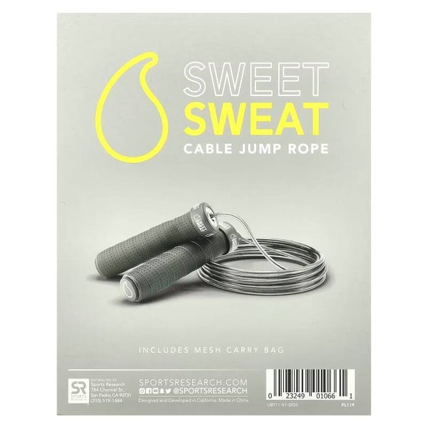 Sports Research Performance Jump Rope Black