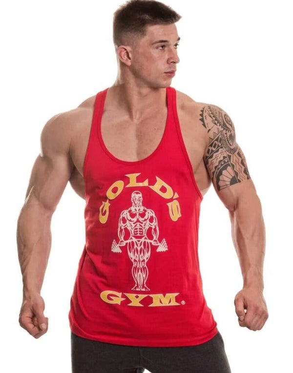 Gold’s Gym Stringer Joe Premium Rouge