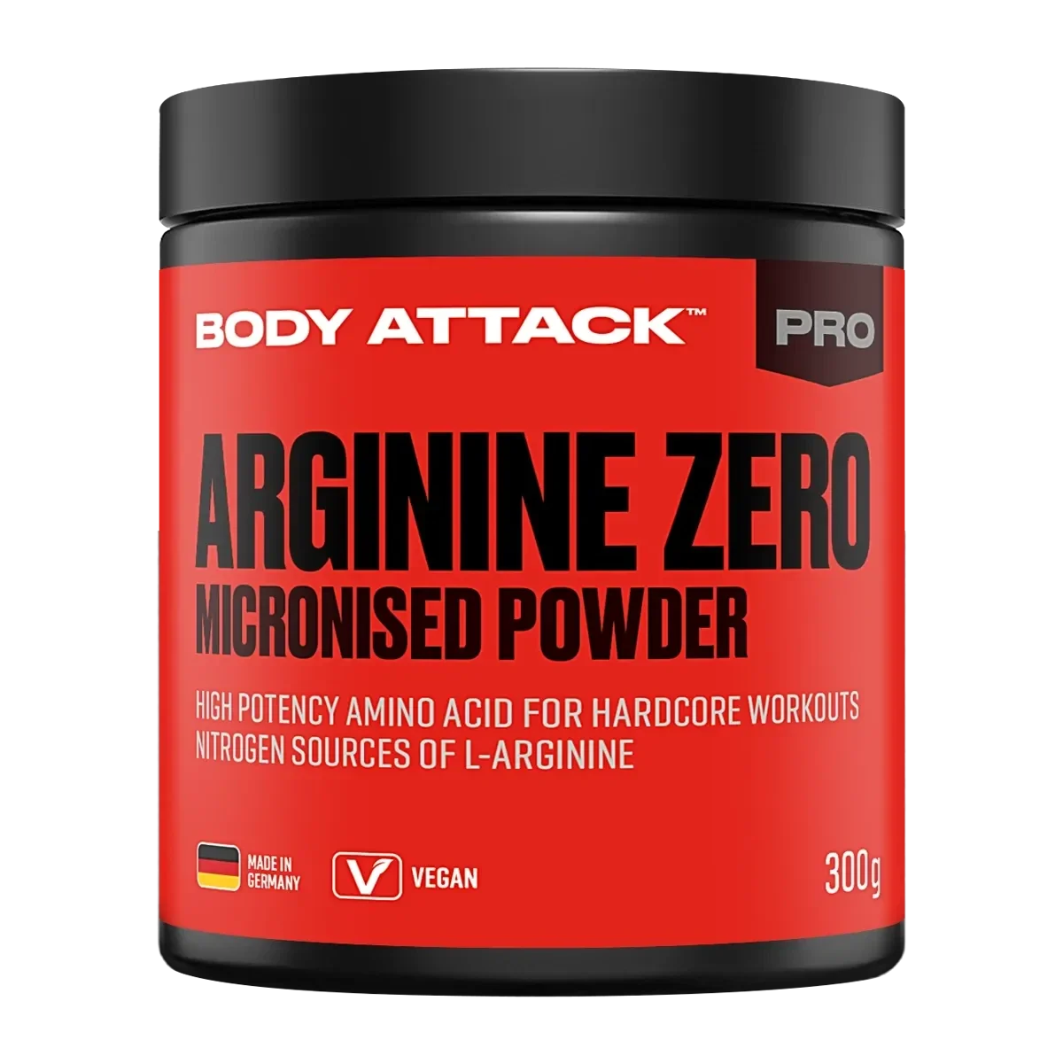 Body Attack Arginine Zero Micronised Powder 300 g