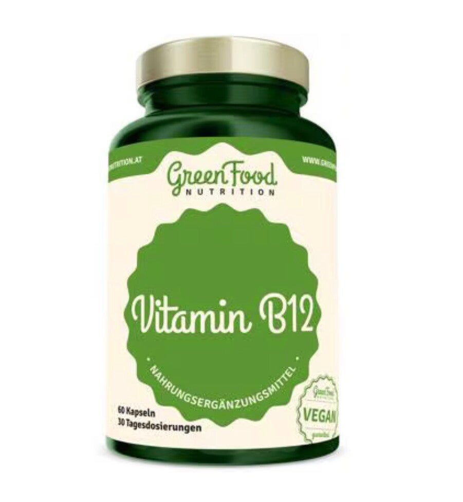 Green Food Nutrition Vitamin B12, 60 capsules