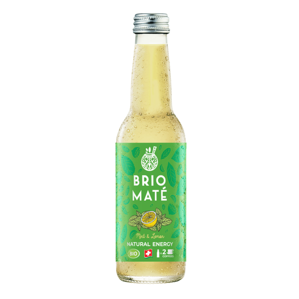 Brio Maté Menthe & Citron 330ml (Verre)