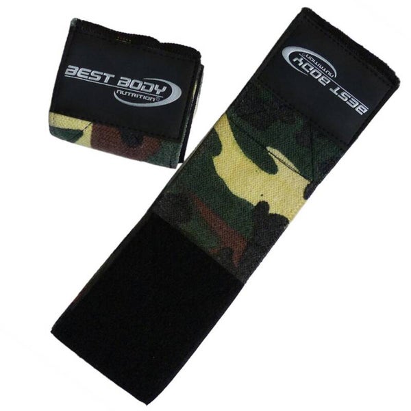 Best Body Nutrition Bandages de poignet camouflage 50cm