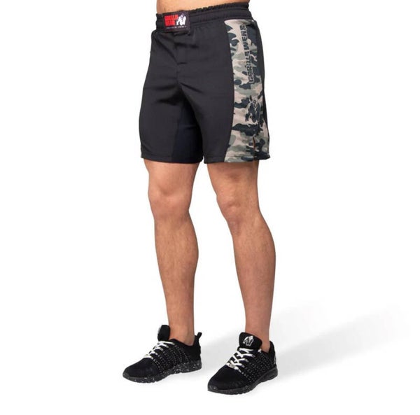 Gorilla War Kensington MMA Fightshorts - Camouflage Vert Armée
