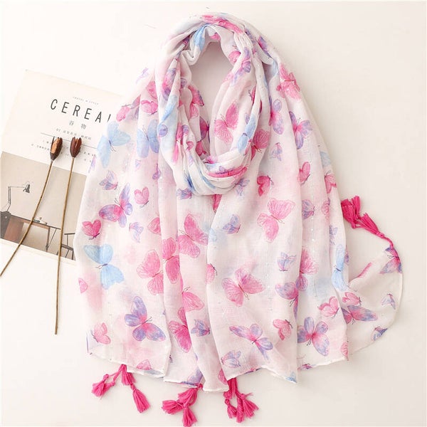 Foulard pompom