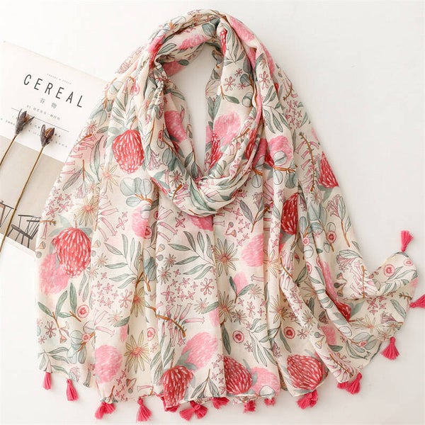 Foulard pompom