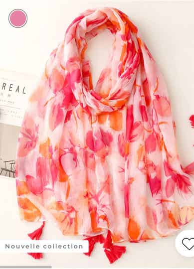 Foulard pompom