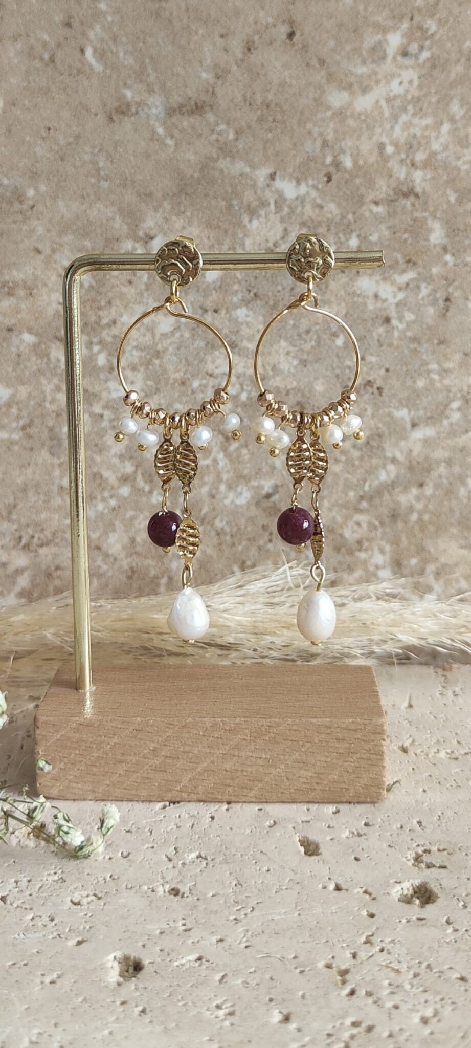 Boucle d'oreille AZURA