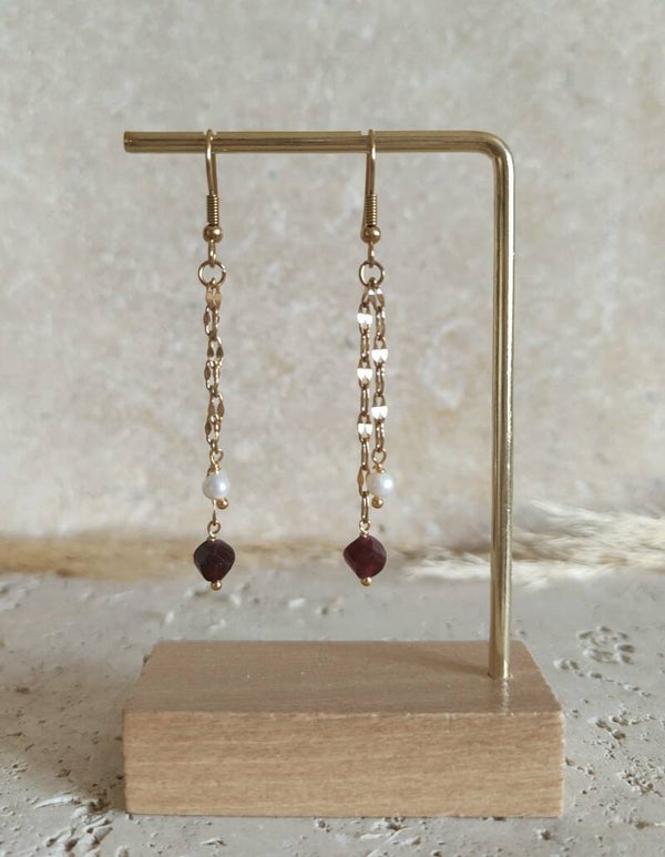 Boucle d'oreille TOPAZE