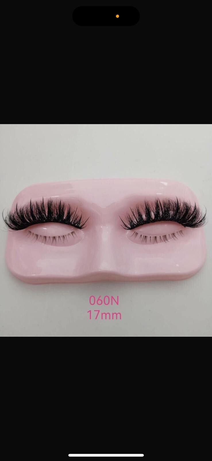 Eye lashes.