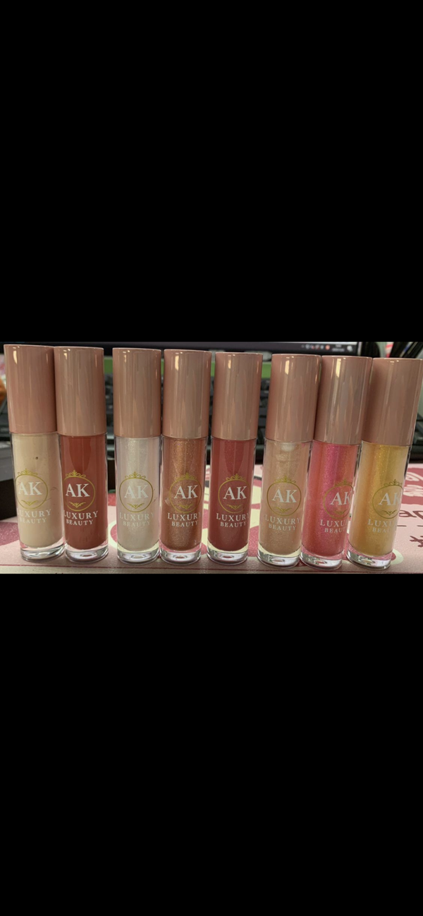 Clear Glittery Lip Gloss