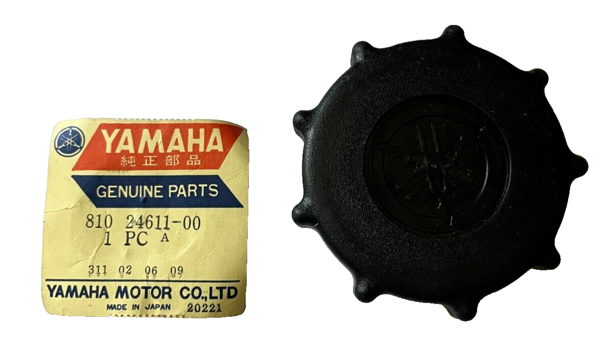 810-24611-00 YAMAHA OEM FUEL CAP ASSEMBLY NOS SW396 SL292 SL338 SW433
