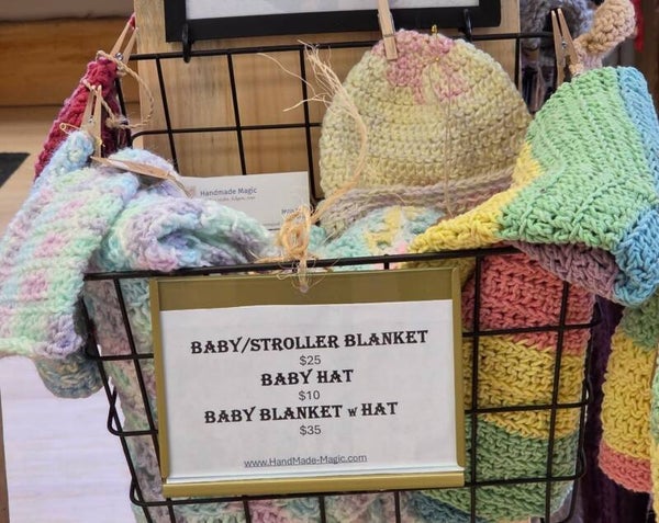 Baby / Stroller Blanket and Hat