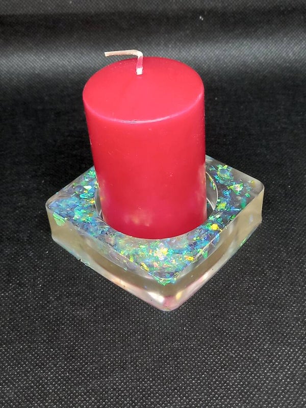 Quadratisch Glitzer