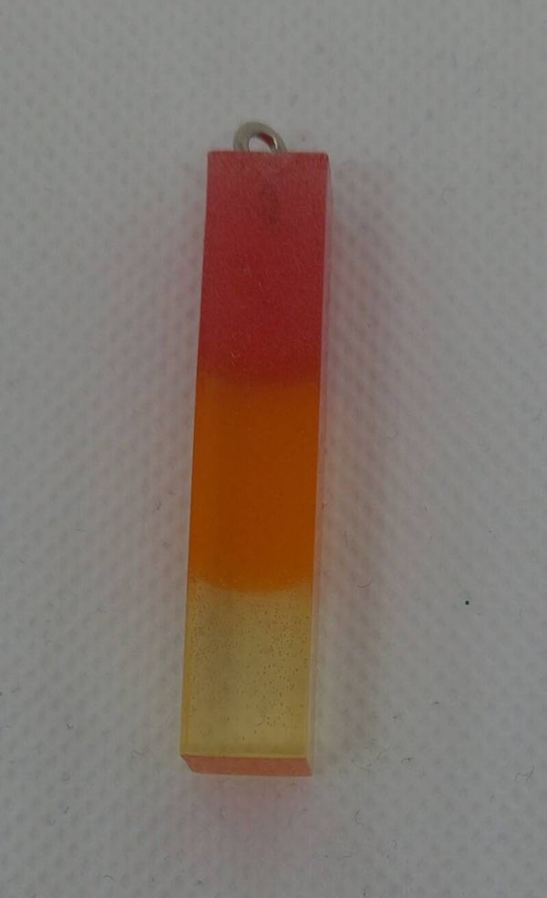 Anhänger Rot Orange Gelb