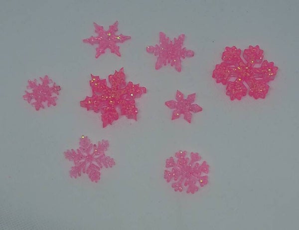 Schneeflocken Set Rosa