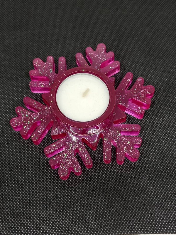 Schneeflocke Pink