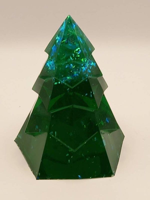 Baum klein Grün Glitzer