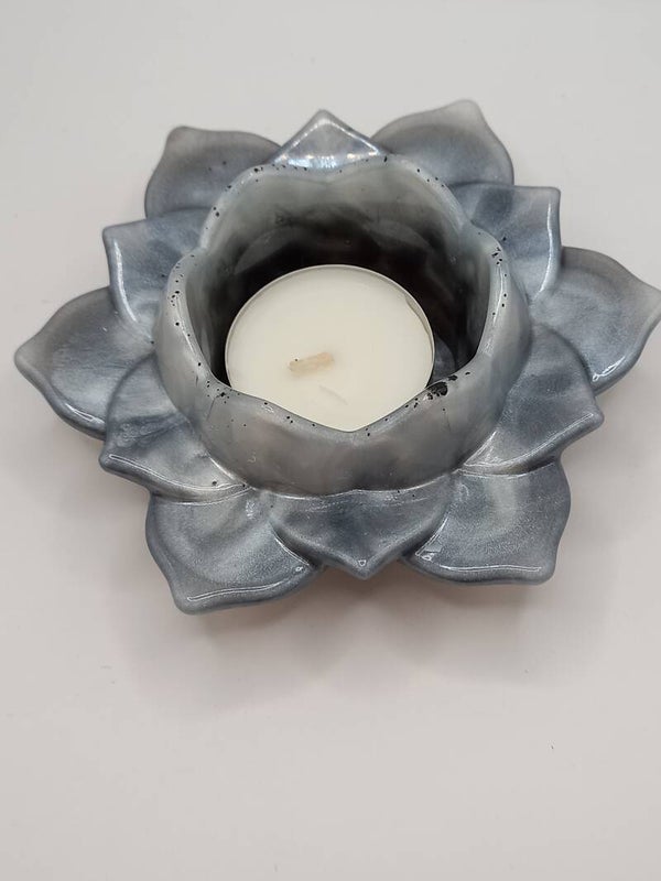 Lotusblüte Schwarz Weiß