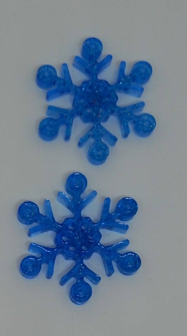 Flocken Set Blau