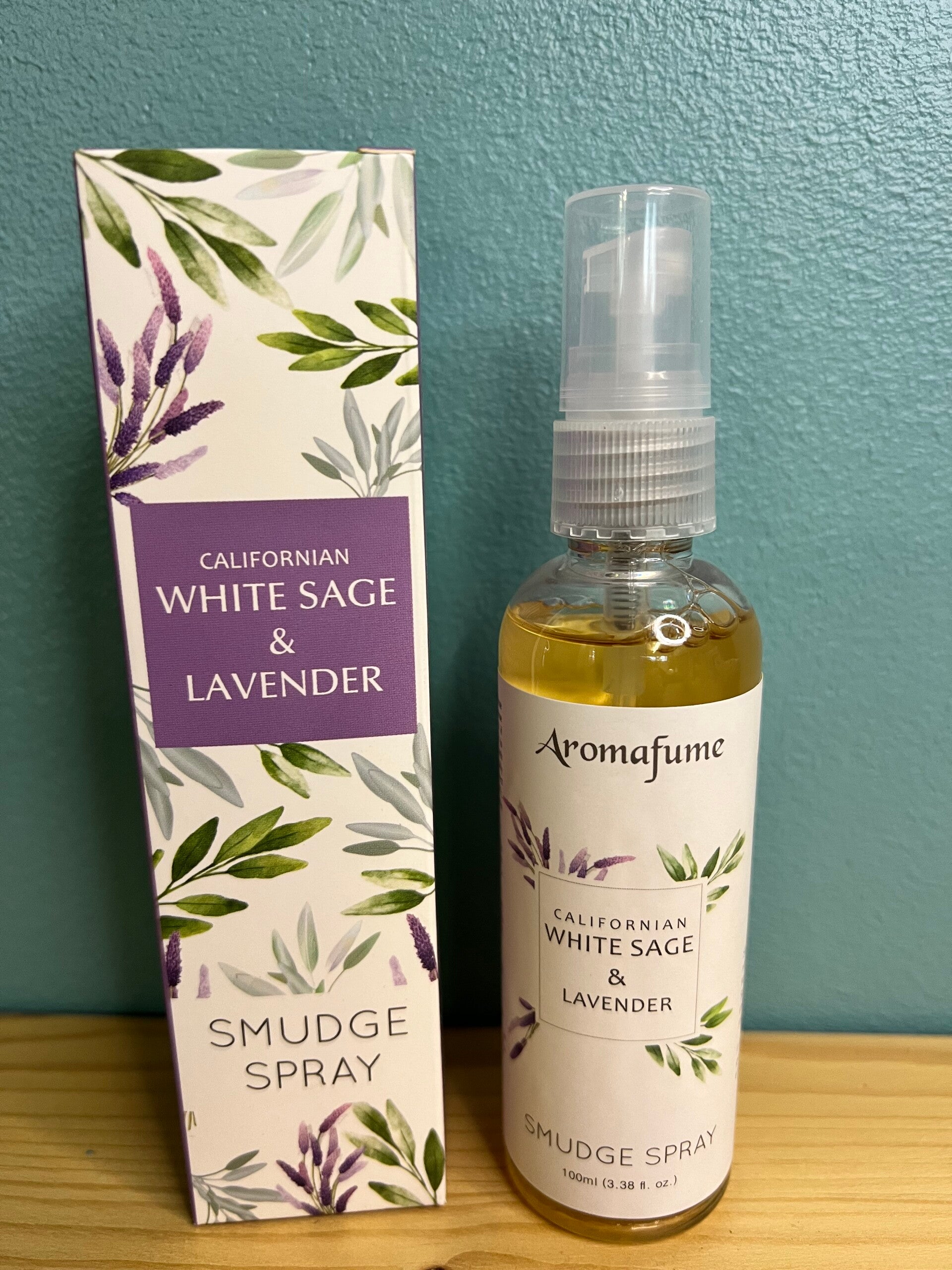 Smudge spray witte salie & lavendel
