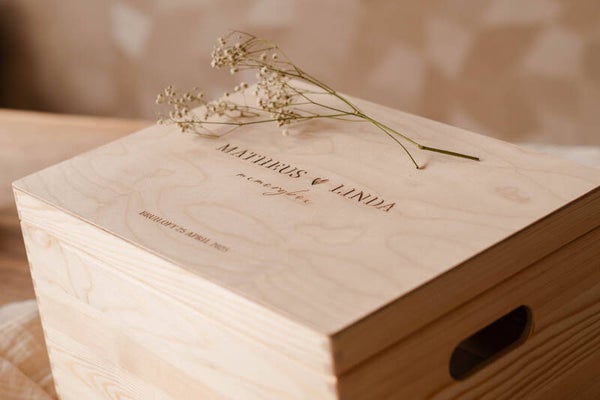 Memorybox trouwerij