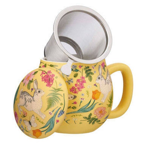 Country Pastel Geel Theemok