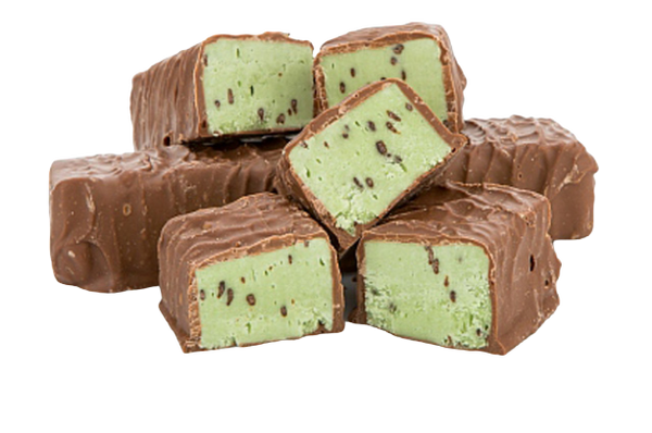 Mint Choc Chip Soft Nougat Brown