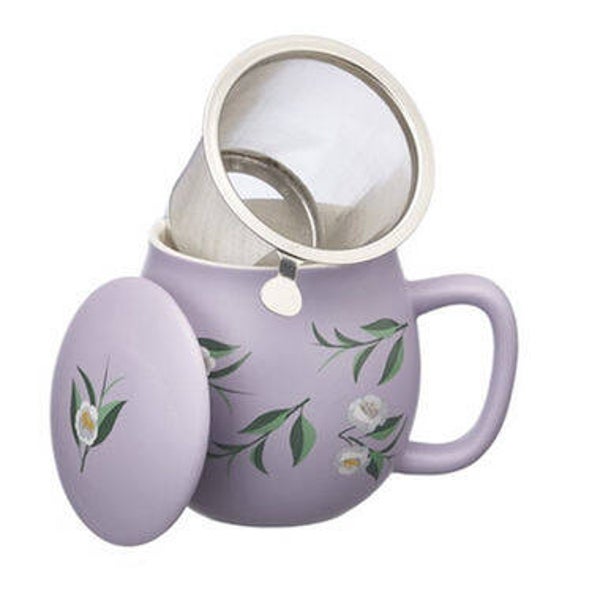 Camelia Bloemen Lavender Theemok