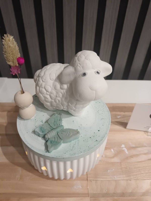 Schäfchen Lichtdose groß